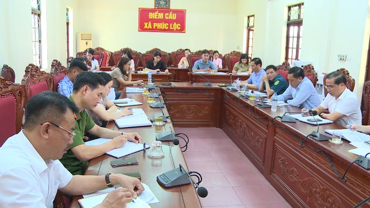 Hội nghị nghe hai Tiểu ban Tuyên truyền, trang trí khánh tiết và Tiểu ban Phục vụ Đại hội Đảng bộ xã Phúc Lộc báo cáo công tác chuẩn bị- Ảnh 2.