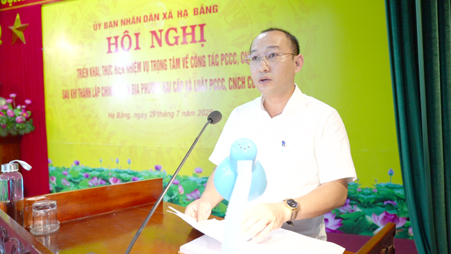 Xã Hạ Bằng triển khai, thực hiện nhiệm vụ trọng tâm về công tác PCCC & CNCH- Ảnh 2.