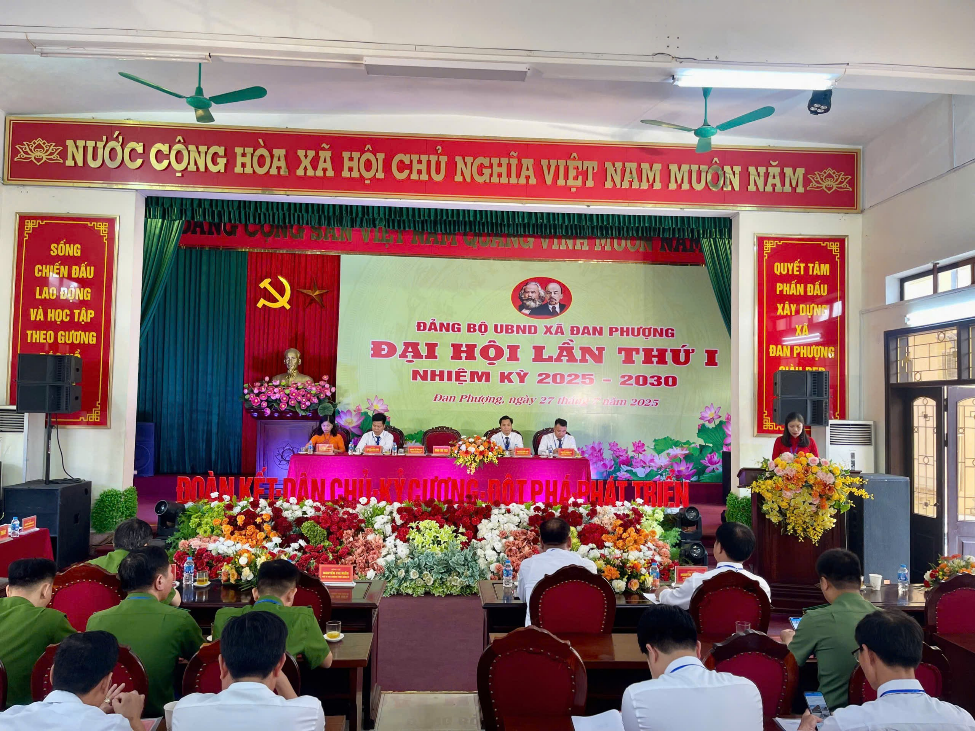 Đại hội Đảng bộ UBND xã Đan Phượng lần thứ I, nhiệm kỳ 2025-2030.- Ảnh 2.