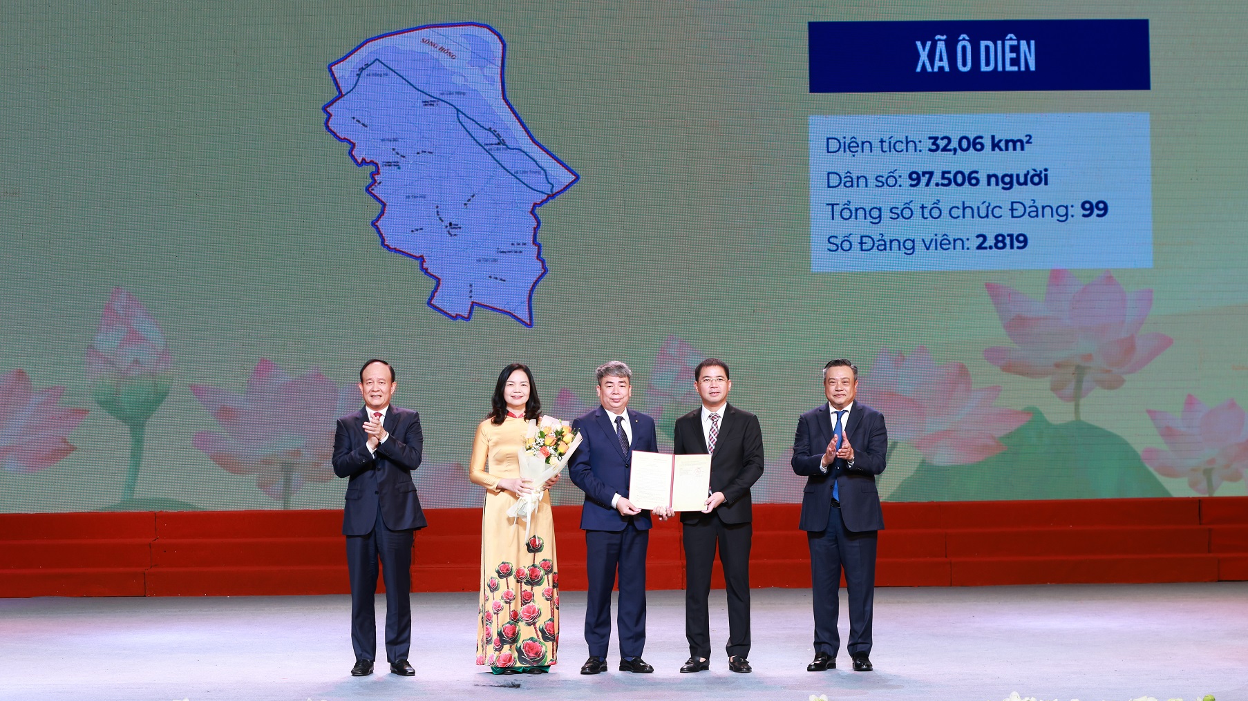 Xã Ô Diên: Những thông tin chi tiết sau sắp xếp- Ảnh 1.