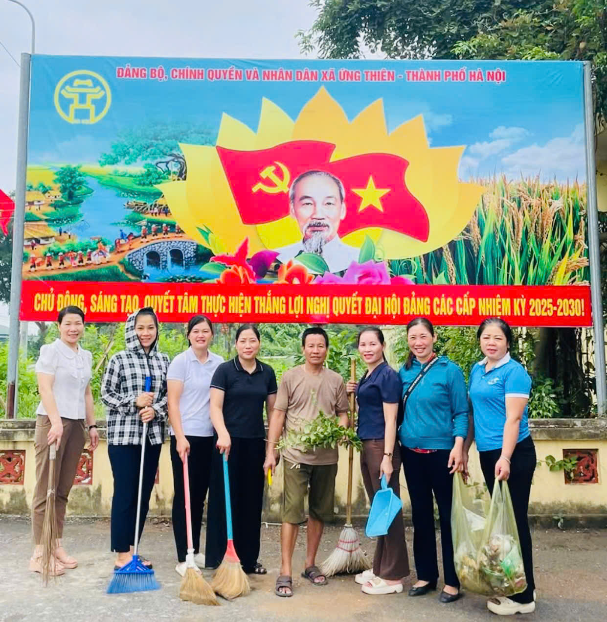 Trung tâm văn hoá – Thông tin & Thể thao Xã Ứng Thiên đẩy mạnh công tác tuyên truyền về mô hình Chính quyền hai cấp- Ảnh 1.