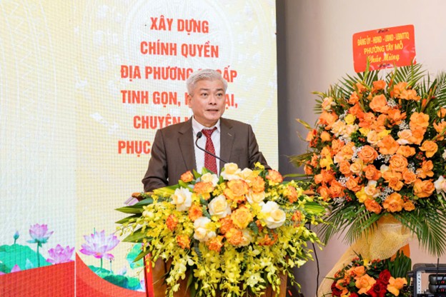 Thành ủy Hà Nội công bố, trao Quyết định thành lập phường và công tác cán bộ tại phường Đại Mỗ- Ảnh 8.