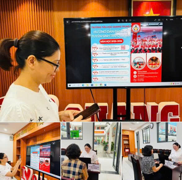 Tưng bừng khởi động mùa tuyển sinh trực tuyến năm học 2025 - 2026 tại phường Cửa Nam- Ảnh 3.
