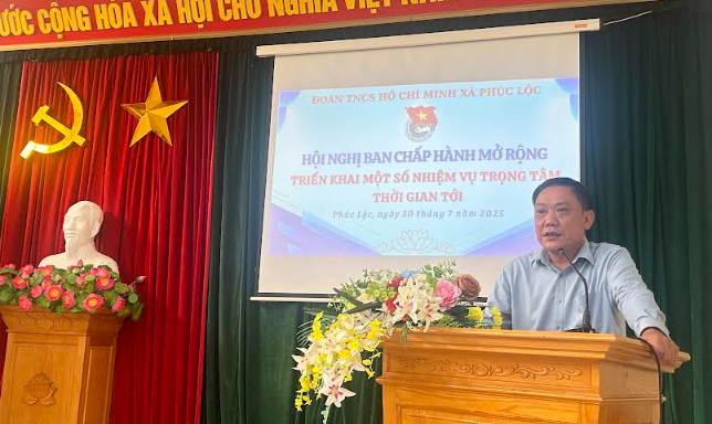 Đoàn Thanh niên xã Phúc Lộc tổ chức Hội nghị Ban Chấp hành mở rộng, triển khai nhiệm vụ trọng tâm trong thời gian tới- Ảnh 3.