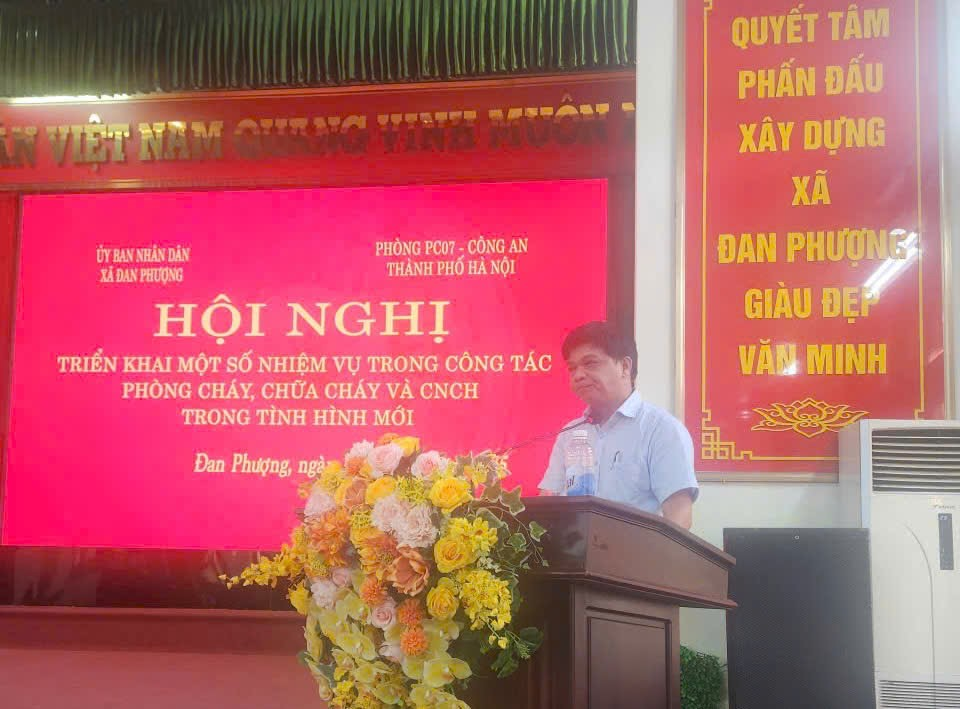 Triển khai thực hiện công tác PCCC và CNCH trên địa bàn xã Đan Phượng.- Ảnh 3.