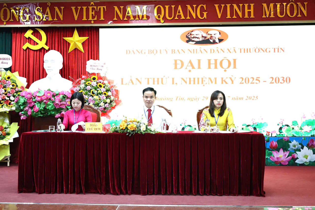 Đại hội Đảng bộ UBND xã Thường Tín lần thứ I, nhiệm kỳ 2025 -2030 thành công tốt đẹp