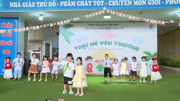 Trường Mầm non Hoa Sen tổ chức Trại hè yêu thương năm 2025- Ảnh 4.