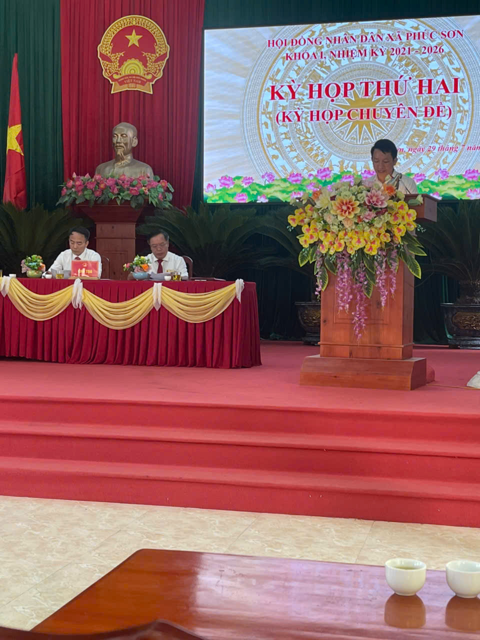 HĐND XÃ PHÚC SƠN TỔ CHỨC THÀNH CÔNG KỲ HỌP THỨ HAI – KHÓA I, NHIỆM KỲ 2021-2026- Ảnh 5.