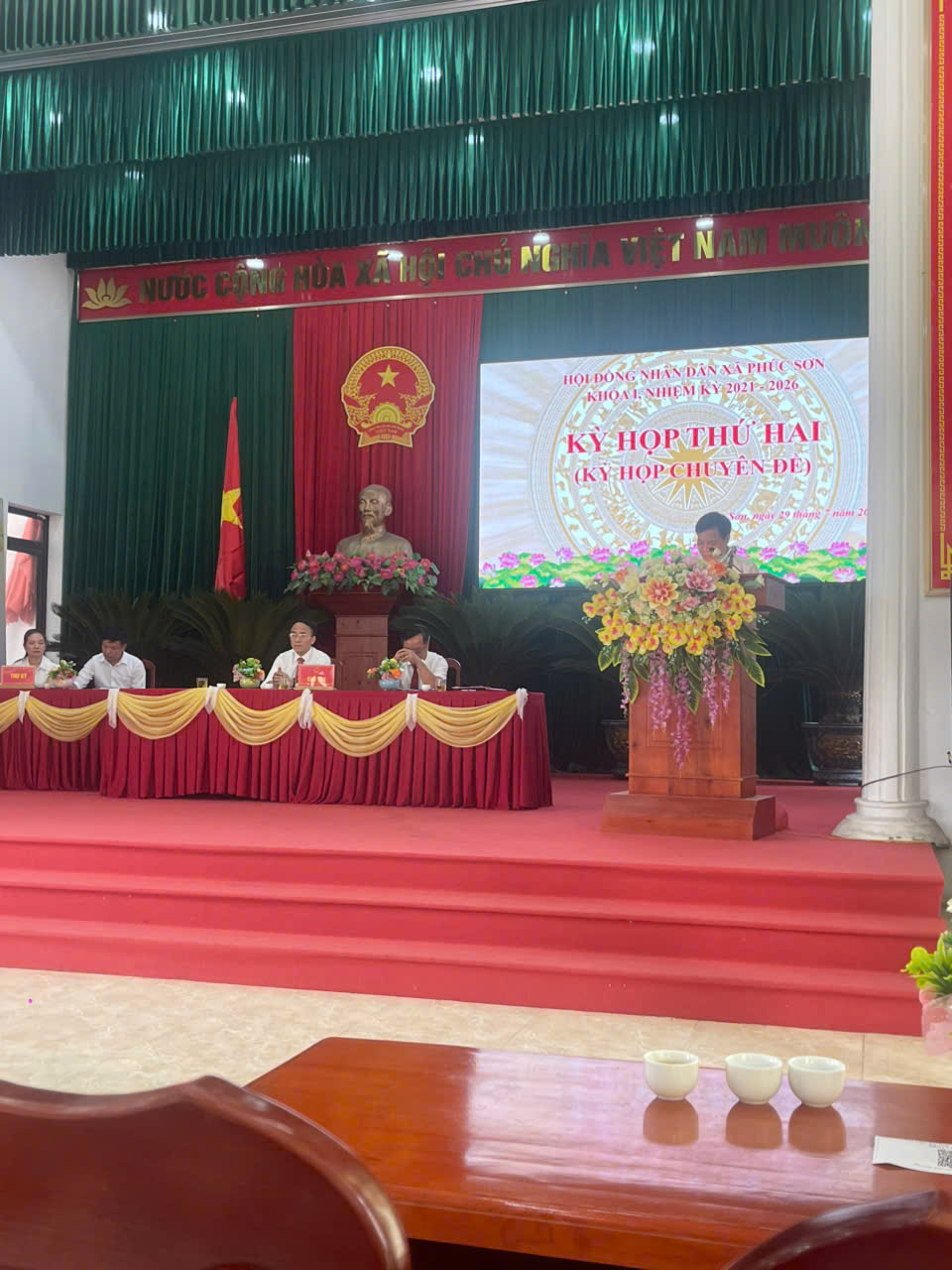 HĐND XÃ PHÚC SƠN TỔ CHỨC THÀNH CÔNG KỲ HỌP THỨ HAI – KHÓA I, NHIỆM KỲ 2021-2026- Ảnh 6.