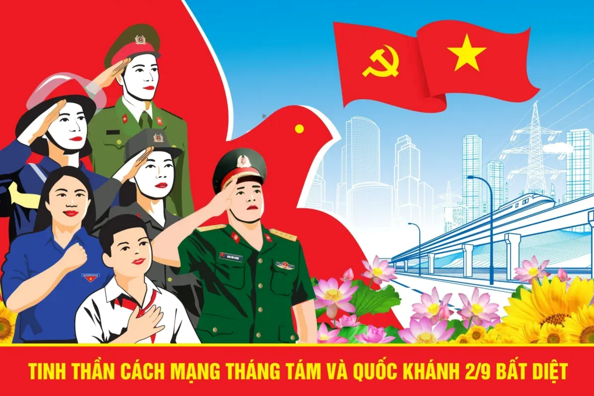 Hoài Đức đẩy mạnh tuyên truyền kỷ niệm 80 năm Cách mạng tháng Tám thành công 19/8 và Quốc khánh 2/9- Ảnh 2.