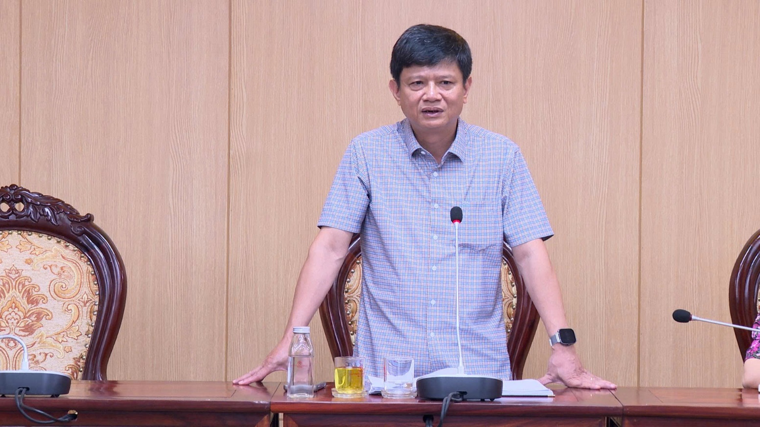 Hội nghị nghe báo cáo tình hình Kinh tê-Xã hội các thôn xã Di Trạch và xã Đức Thượng (cũ)- Ảnh 8.