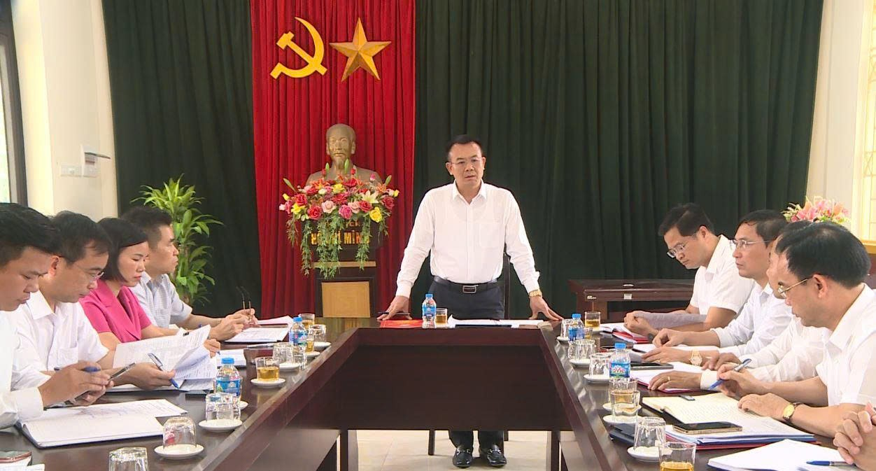 Thường trực Đảng uỷ xã làm việc với HĐND, UBMTTQ Việt Nam xã- Ảnh 1.
