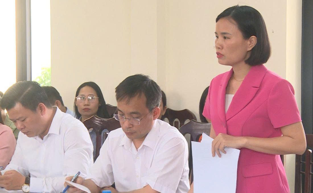 Thường trực Đảng uỷ xã làm việc với HĐND, UBMTTQ Việt Nam xã- Ảnh 4.