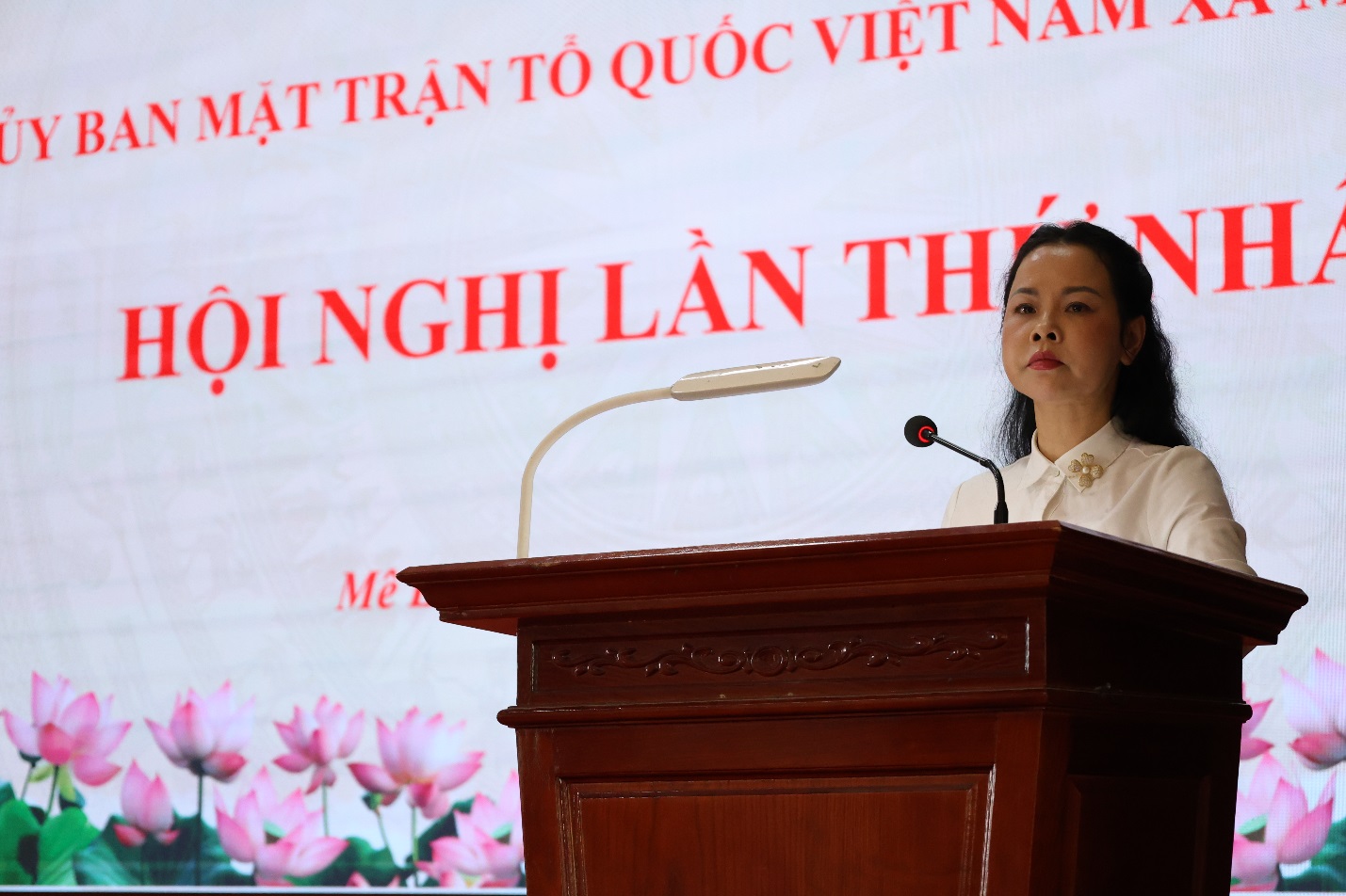 Uỷ ban Mặt trận Tổ quốc Việt Nam xã Mê Linh tổ chức hội nghị lần thứ I- Ảnh 2.