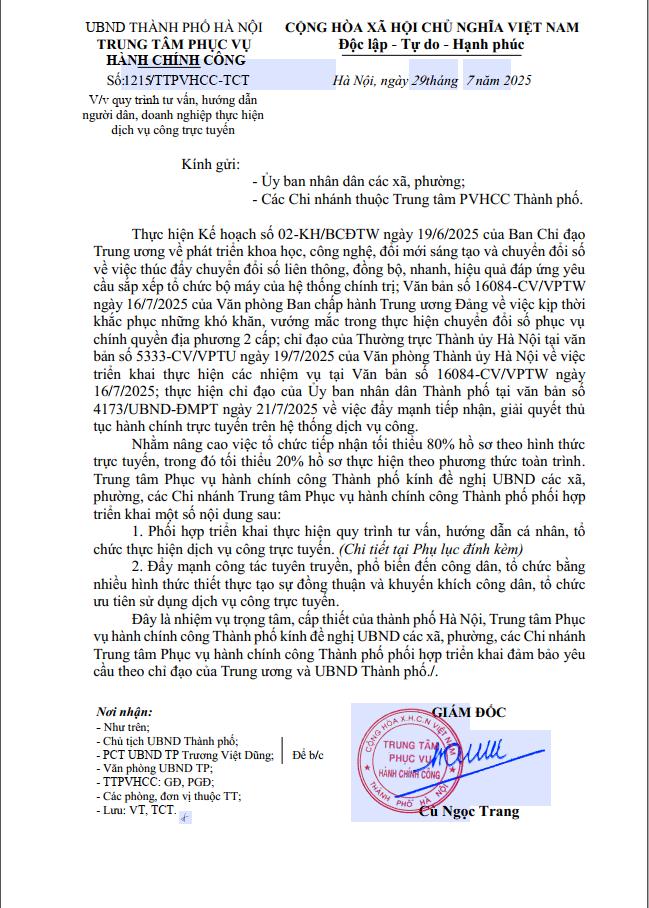 Quy trình tư vấn, hướng dẫn cá nhân, tổ chức thực hiện dịch vụ công trực tuyến- Ảnh 1.