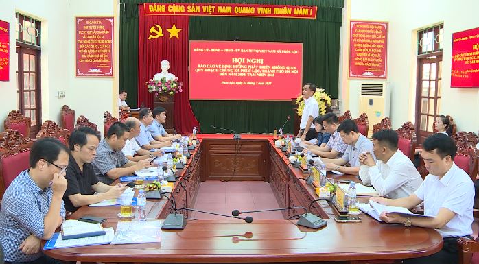 Xã Phúc Lộc tổ chức Hội nghị xin ý kiến đóng góp về định hướng phát triển không gian quy hoạch chung xã- Ảnh 8.