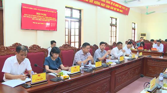 Xã Phúc Lộc tổ chức Hội nghị xin ý kiến đóng góp về định hướng phát triển không gian quy hoạch chung xã- Ảnh 2.