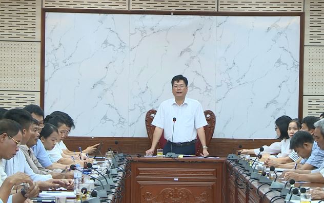 Đồng chí Nguyễn Văn Công - Phó chủ tịch UBND xã chủ trì Hội nghị triển khai nhiệm vụ trọng tâm công tác Văn hoá - Xã hội