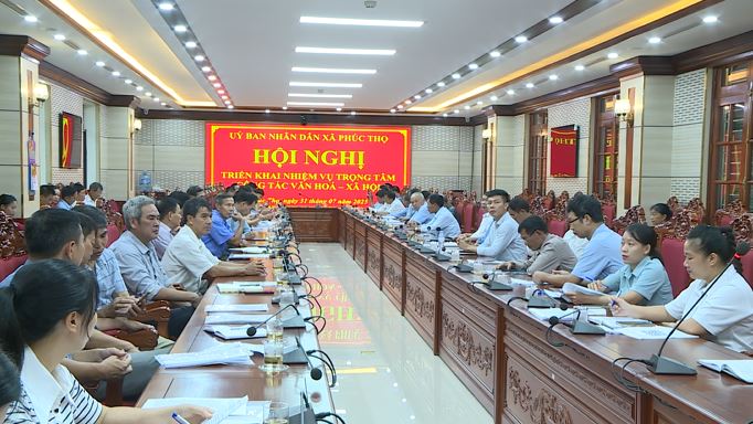 Phúc Thọ: Triển khai nhiều nhiệm vụ trọng tâm trong lĩnh vực văn hóa – xã hội- Ảnh 2.