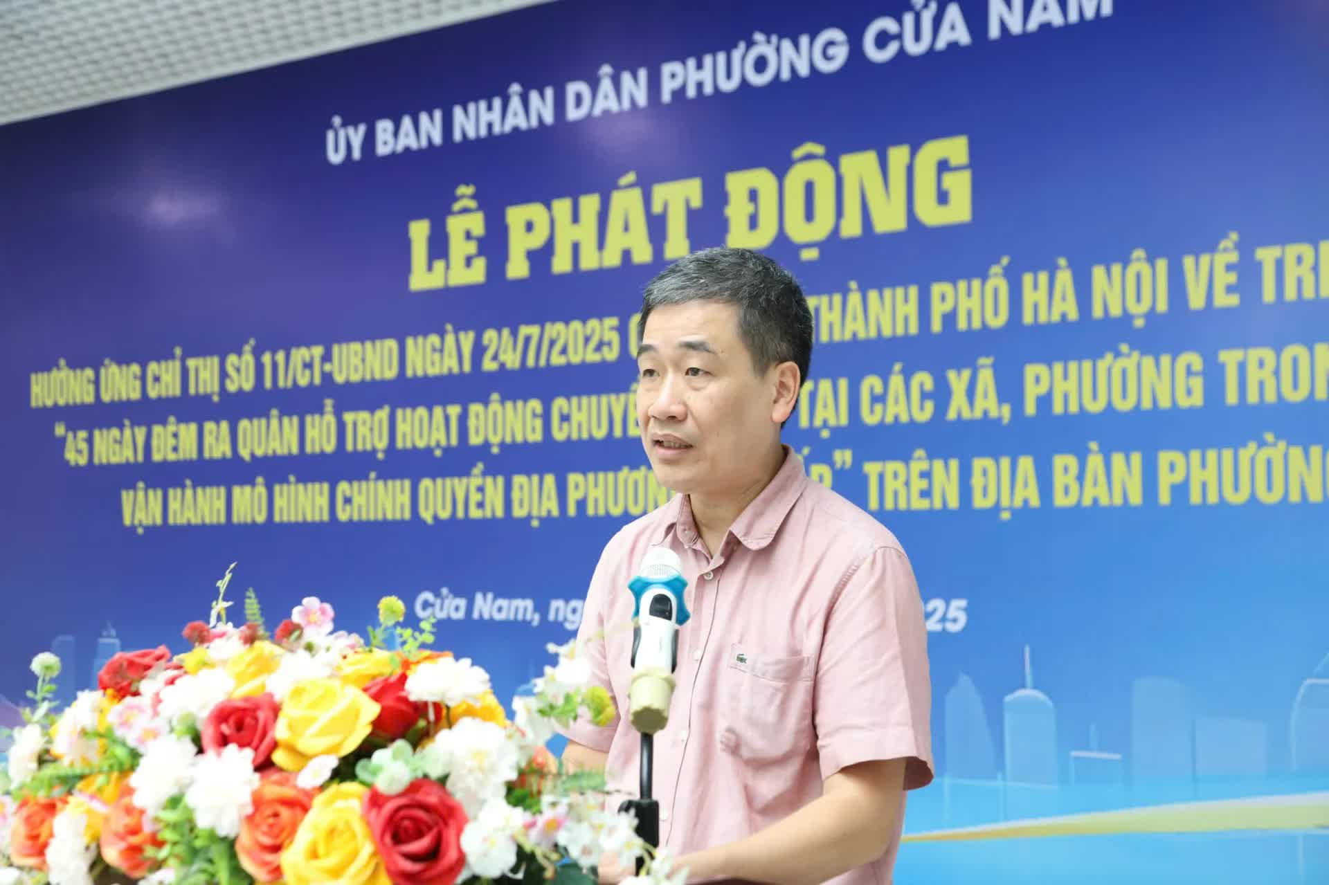Phường Cửa Nam khởi động chiến dịch 45 ngày đêm hỗ trợ chuyển đổi số- Ảnh 2.