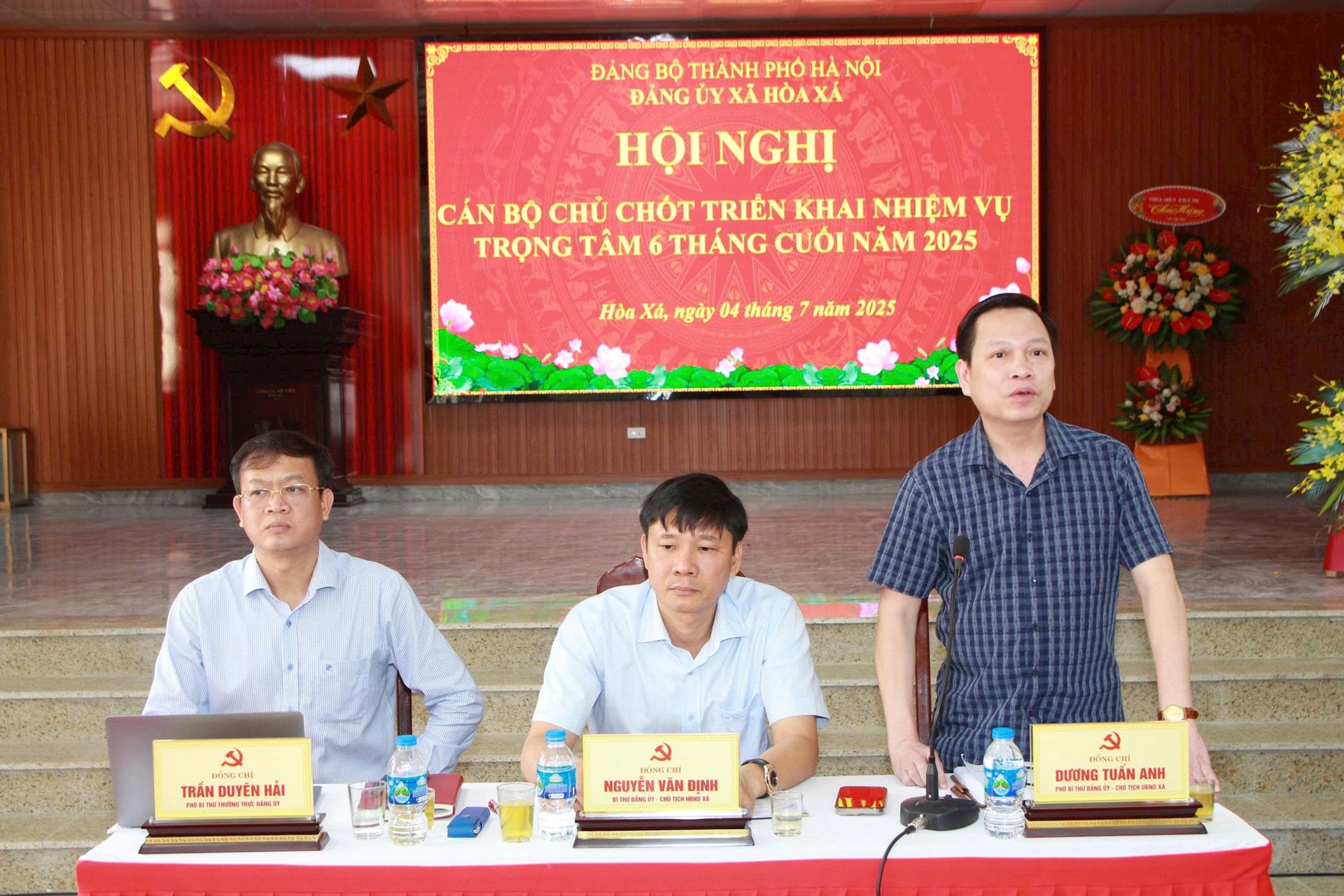 Xã Hòa Xá chuẩn bị Đại hội Đảng bộ nhiệm kỳ 2025-2030- Ảnh 1.