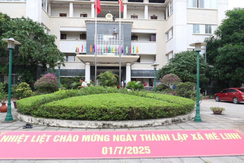 Xã Mê Linh mới tất bật chuẩn bị lễ ra mắt- Ảnh 6.