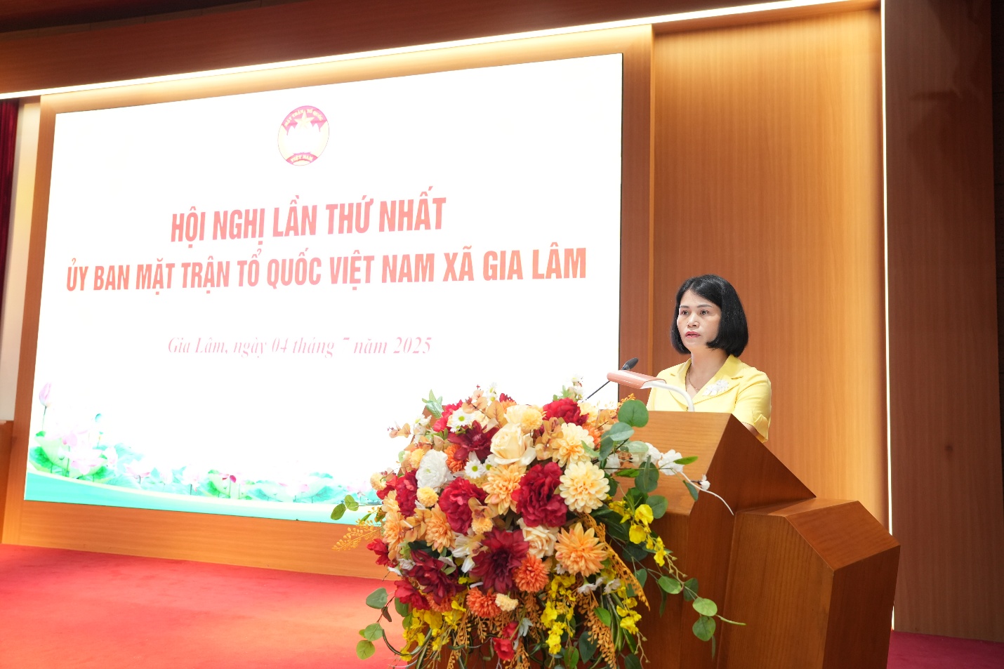 Hội nghị lần thứ nhất Ủy ban MTTQ Việt Nam xã Gia Lâm- Ảnh 2.
