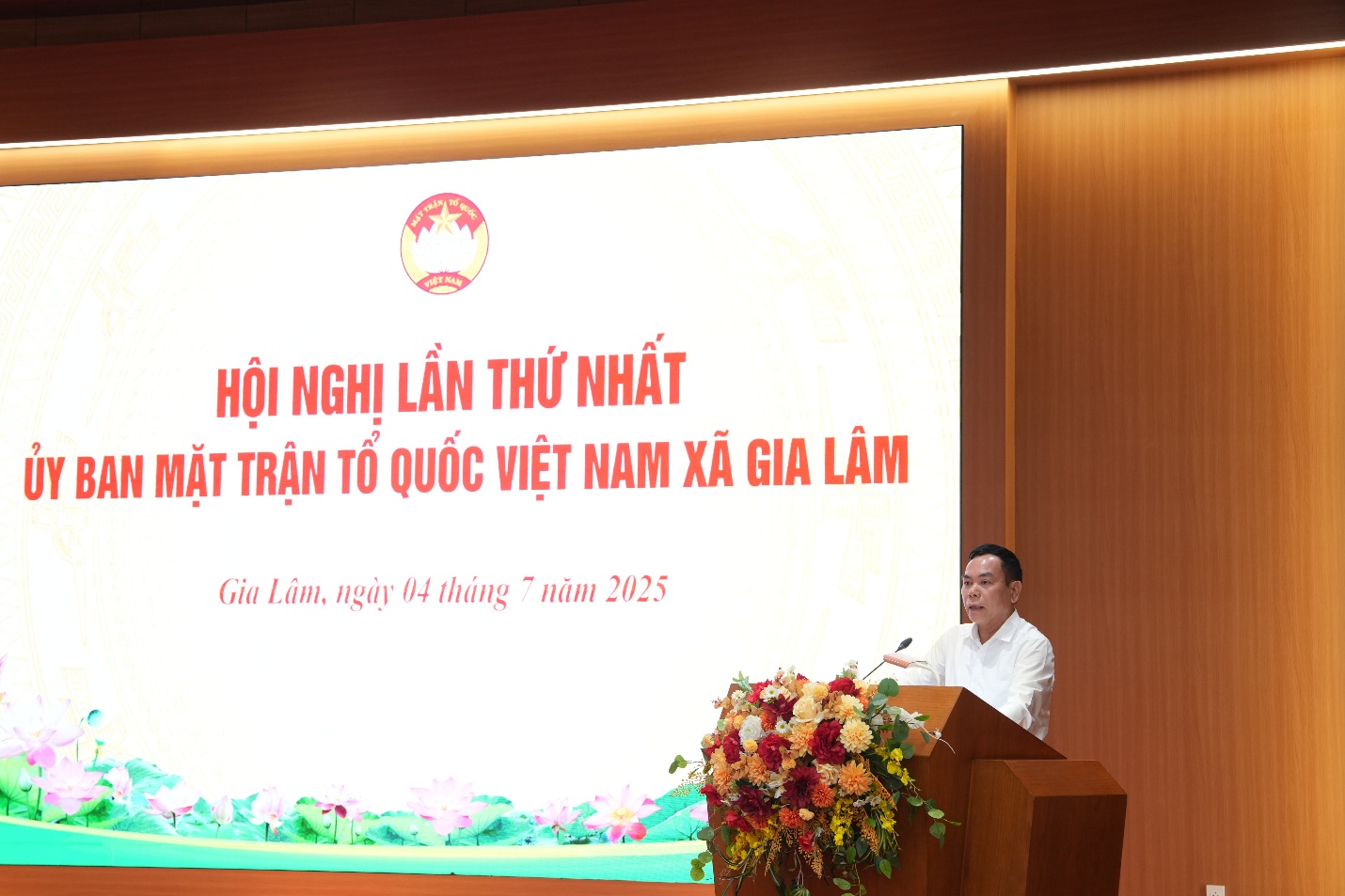 Hội nghị lần thứ nhất Ủy ban MTTQ Việt Nam xã Gia Lâm- Ảnh 4.