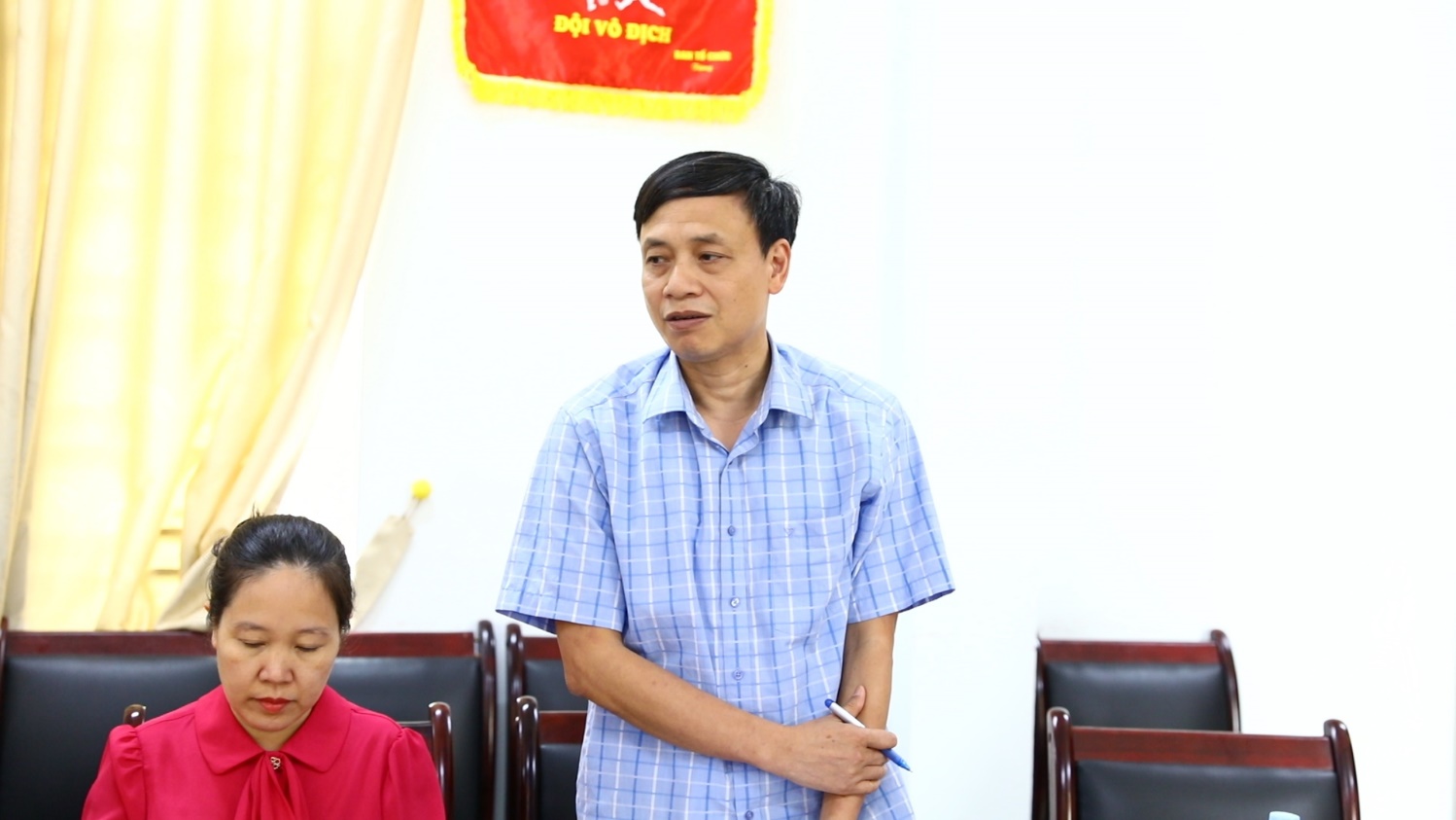 Chủ tịch UBND xã Sơn Đồng làm việc với Trung tâm Văn hóa - Thông tin và Thể thao xã về triển khai thực hiện nhiệm vụ tháng 7- Ảnh 6.