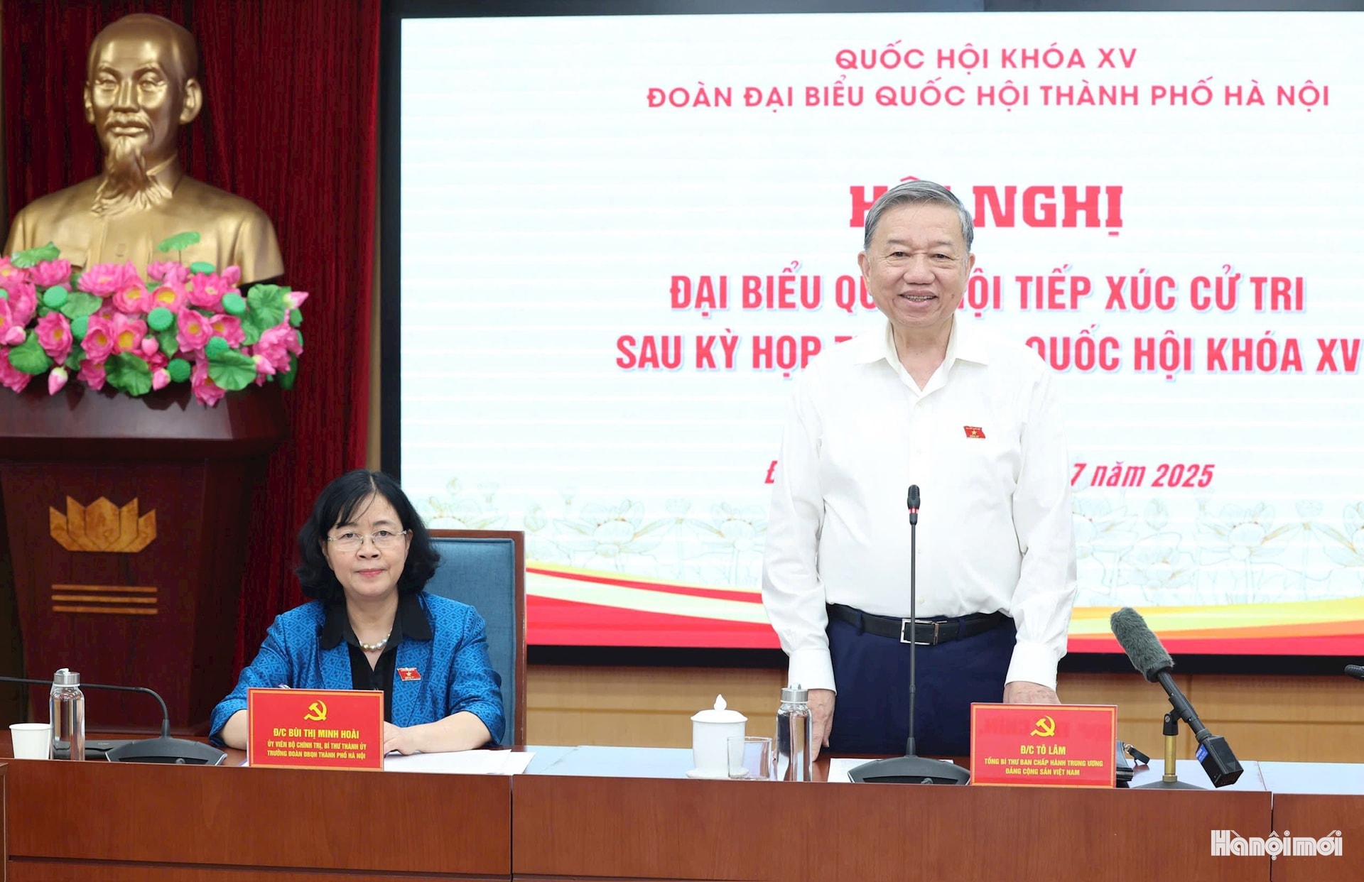 Tổng Bí thư Tô Lâm: Cán bộ phải đặt mình trong niềm phấn khởi chung của nhân dân- Ảnh 10.