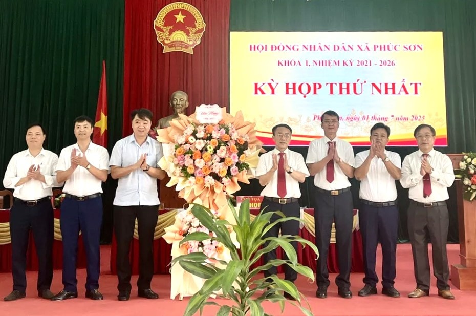 Xã Phúc Sơn hướng tới mục tiêu phục vụ nhân dân tốt hơn- Ảnh 1.