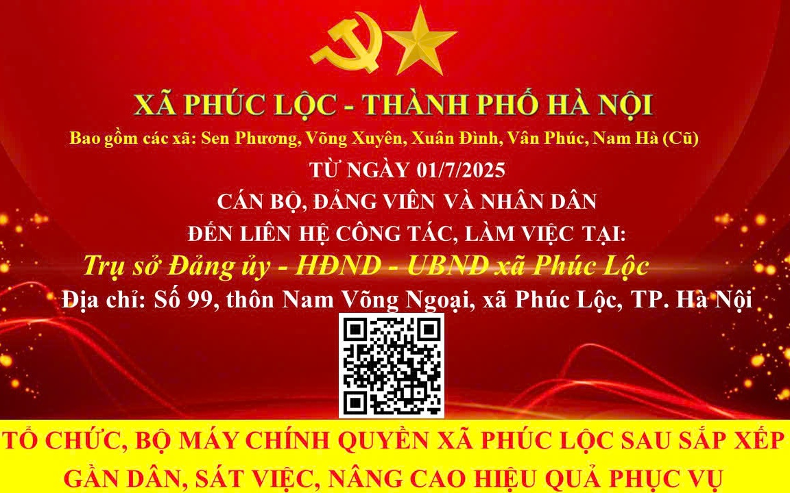 BẢN ĐỒ XÃ PHÚC LỘC