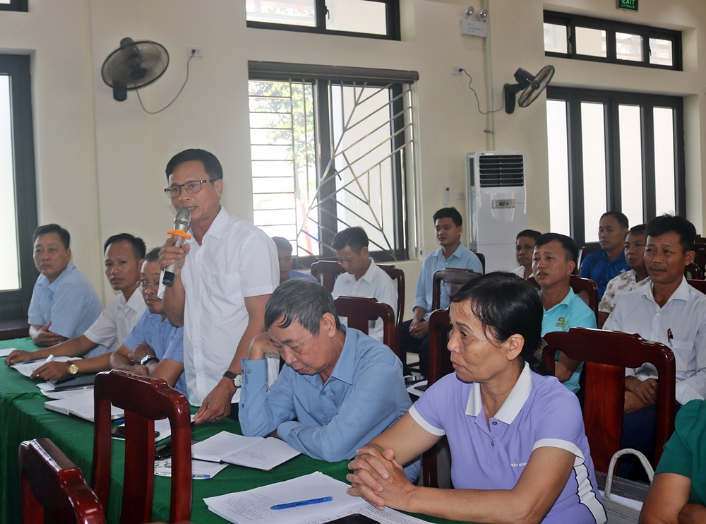 UBND xã Xuân Mai tổ chức hội nghị triển khai một số nhiệm vụ liên quan đến công tác quản lý đất đai, trật tự xây dựng, công tác môi trường, công tác quy hoạch, cấp phép xây dựng trên địa bàn- Ảnh 4.