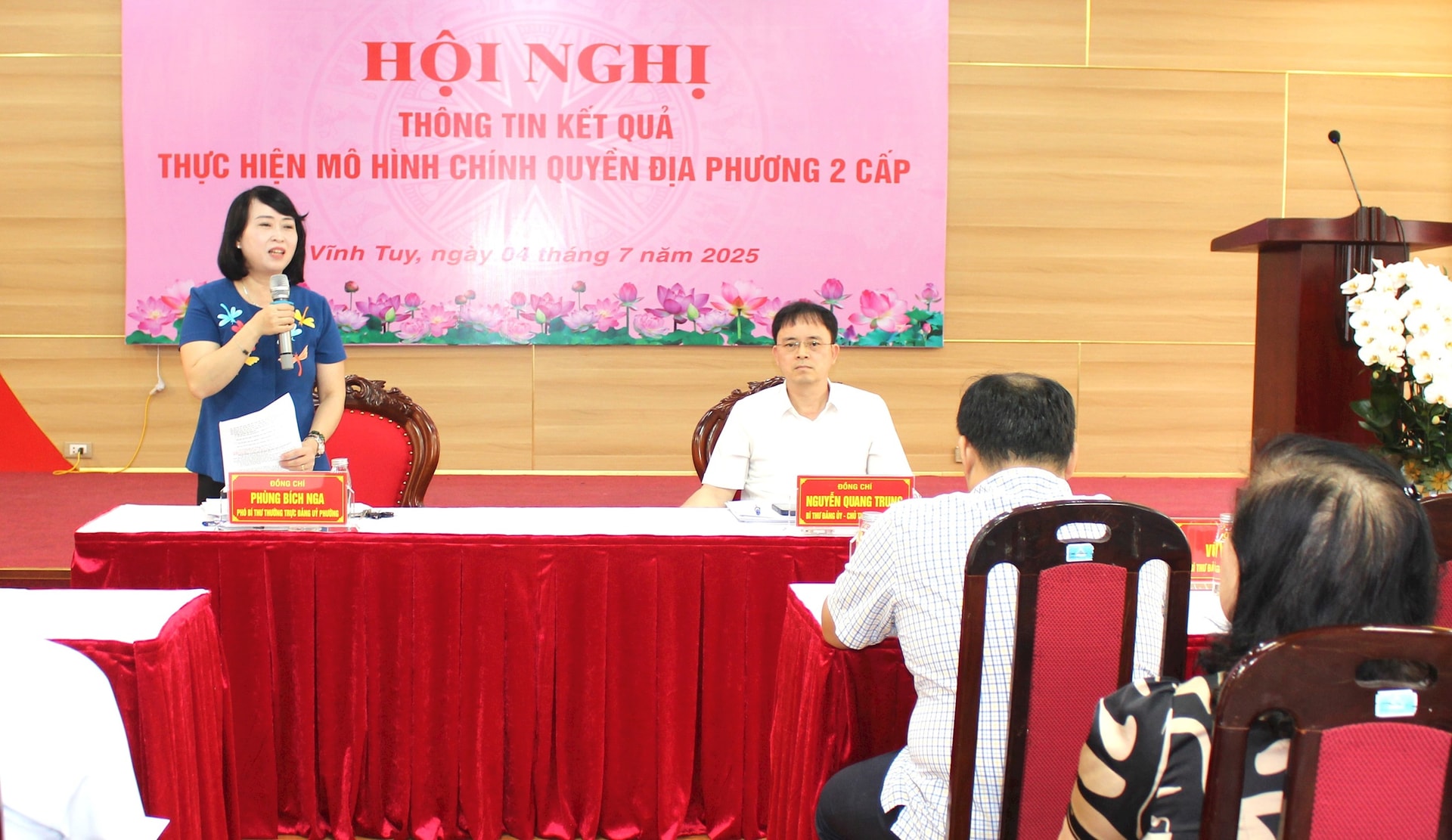 Phường Vĩnh Tuy xin ý kiến về đổi tên chi bộ, tổ dân phố sau sắp xếp đơn vị hành chính- Ảnh 1.