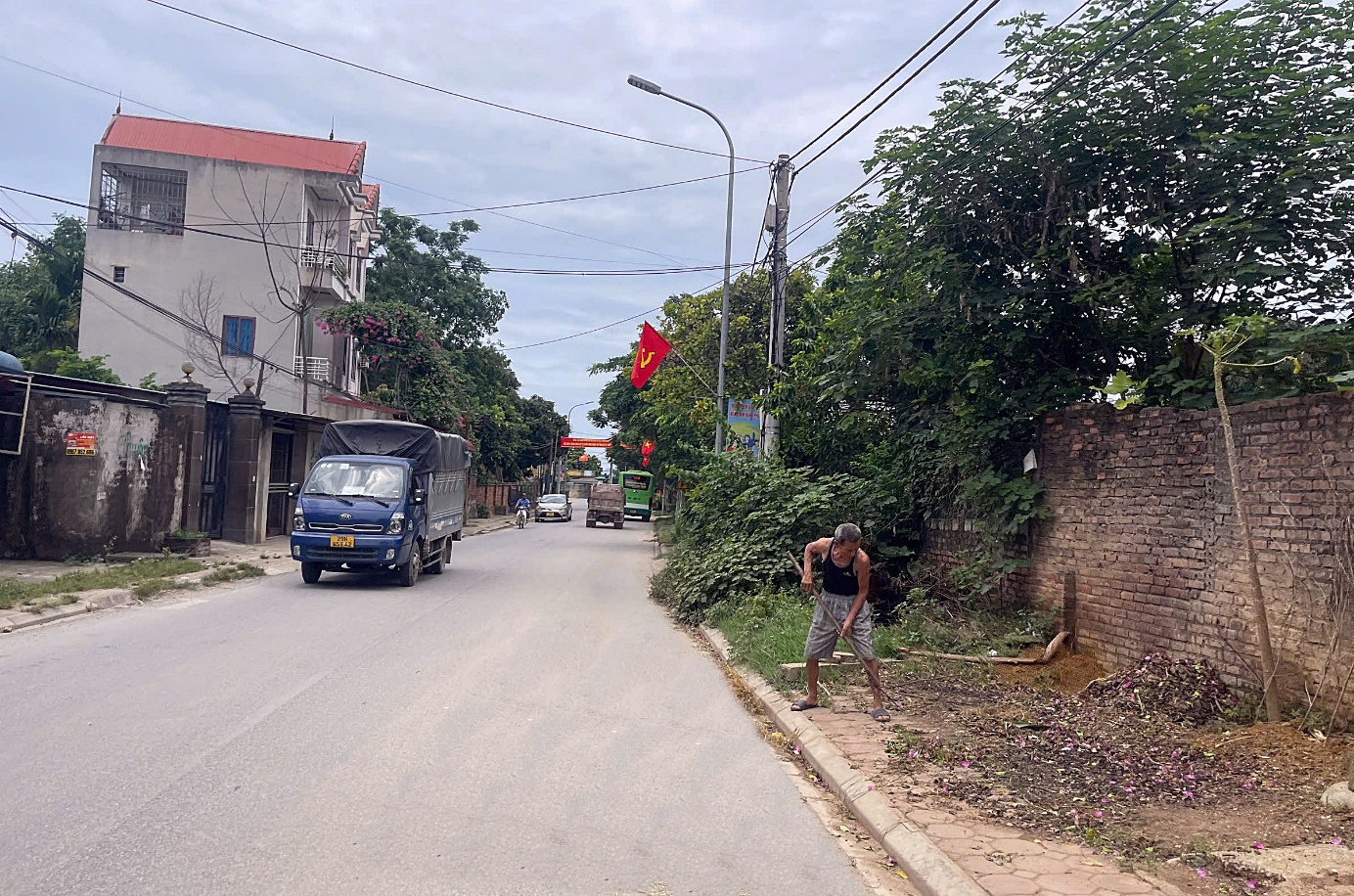 A person walking on a street  AI-generated content may be incorrect.