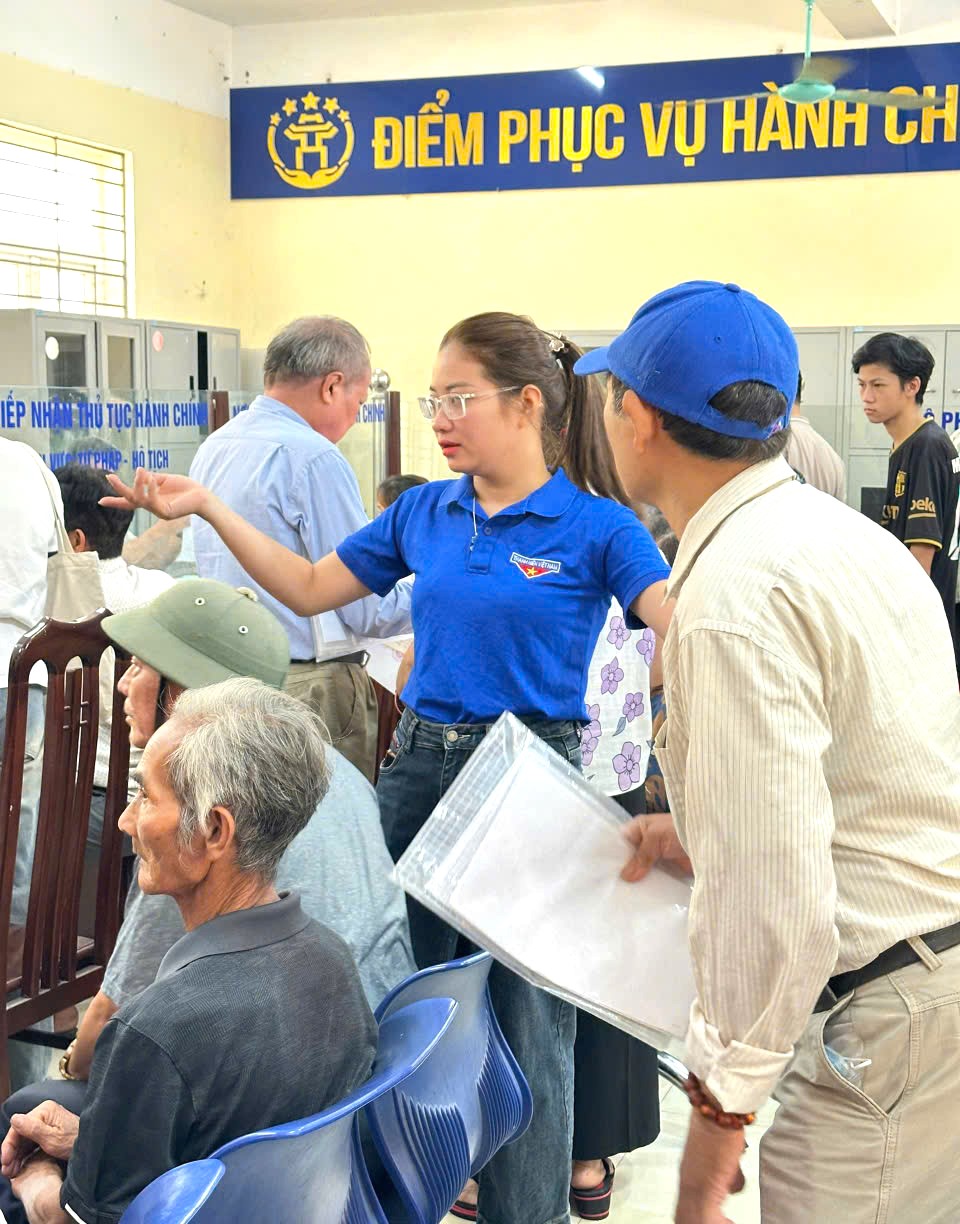 Thanh niên xã Đại Xuyên ra quân đội hình tình nguyện hỗ trợ vận hành chính quyền địa phương hai cấp- Ảnh 3.