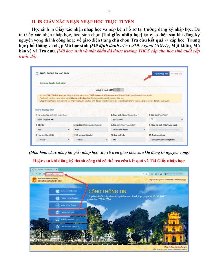 Quy trình và các mốc thời gian quan trọng kỳ thi tuyển sinh vào lớp 10 trung học phổ thông công lập năm học 2025- 2026- Ảnh 5.