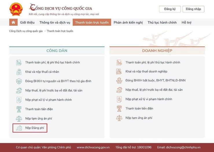 Tích hợp 4 thủ tục hành chính của Đảng lên Cổng Dịch vụ công Quốc gia- Ảnh 2.