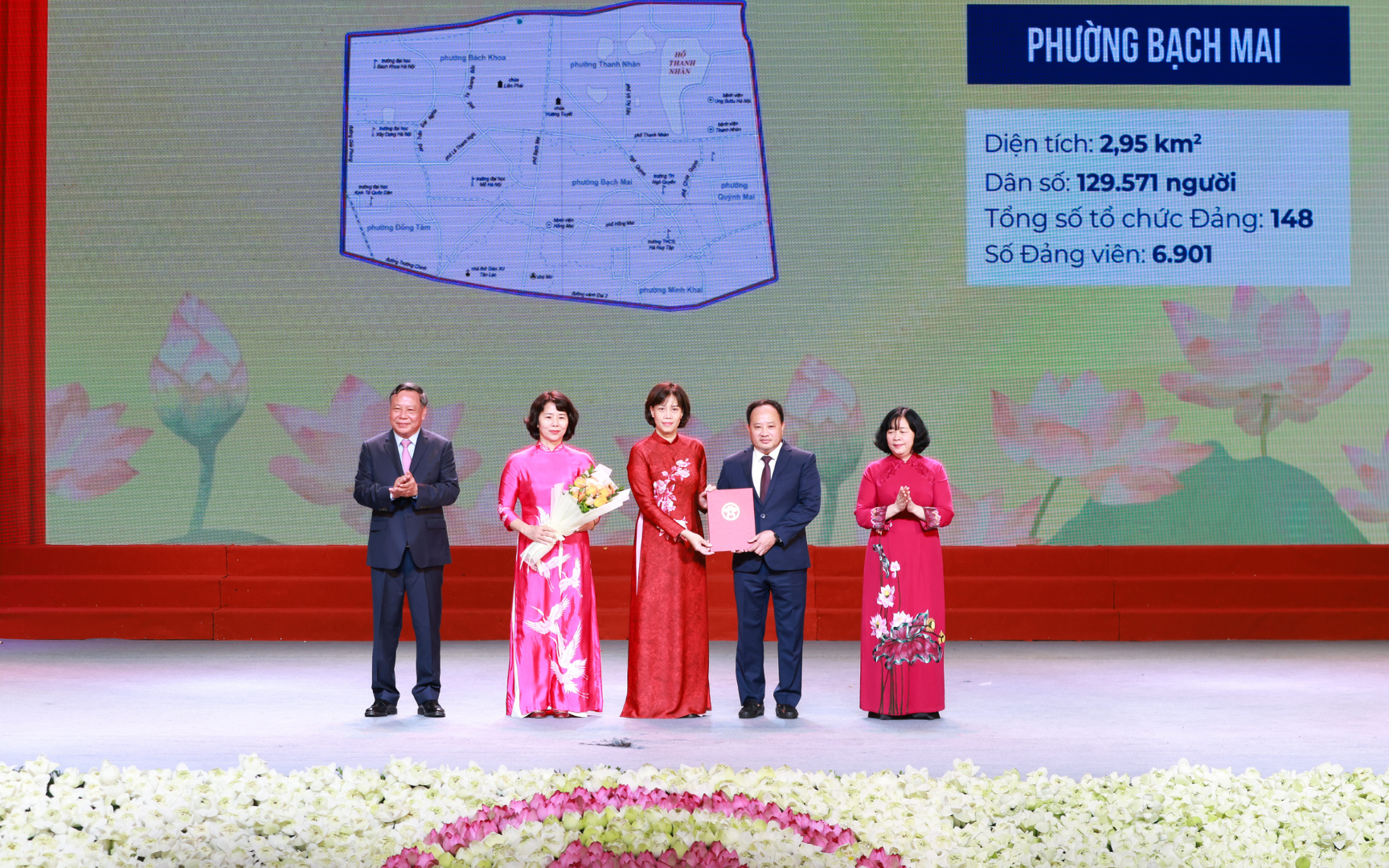 Đồng chí Trần Quyết Thắng là Bí thư Đảng ủy, Chủ tịch HĐND phường Bạch Mai