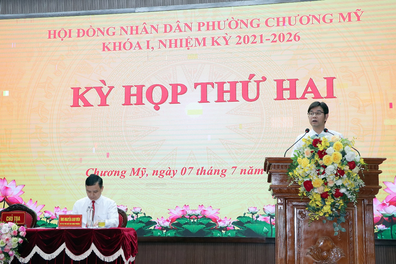 Kỳ họp thứ hai HĐND phường khoá I, nhiệm kỳ 2021 – 2026 thông qua 06 nghị quyết với sự thống nhất cao- Ảnh 5.