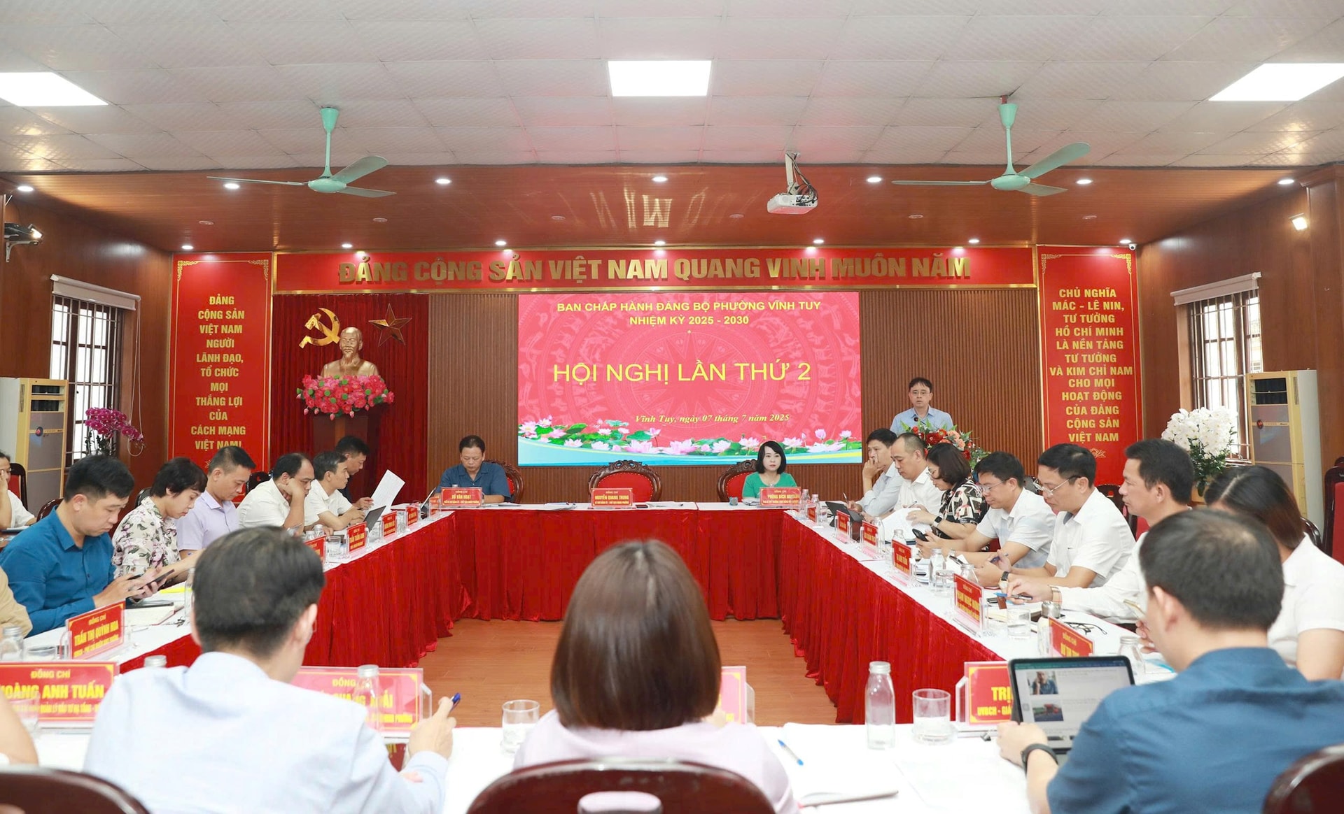 Phường Vĩnh Tuy: Đại hội đại biểu Đảng bộ lần thứ I dự kiến tổ chức trước ngày 31-8- Ảnh 4.