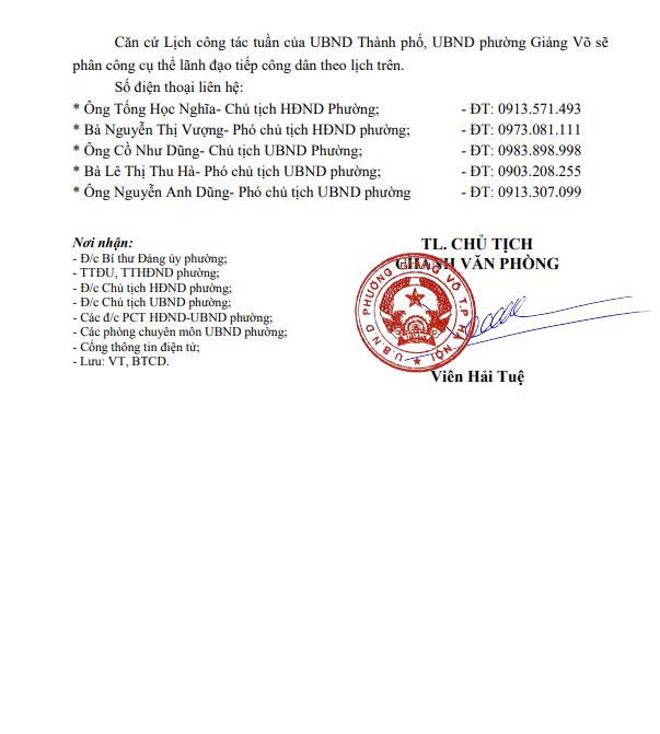 Thông báo lịch tiếp công dân định kỳ Tháng 7.2025- Ảnh 2.