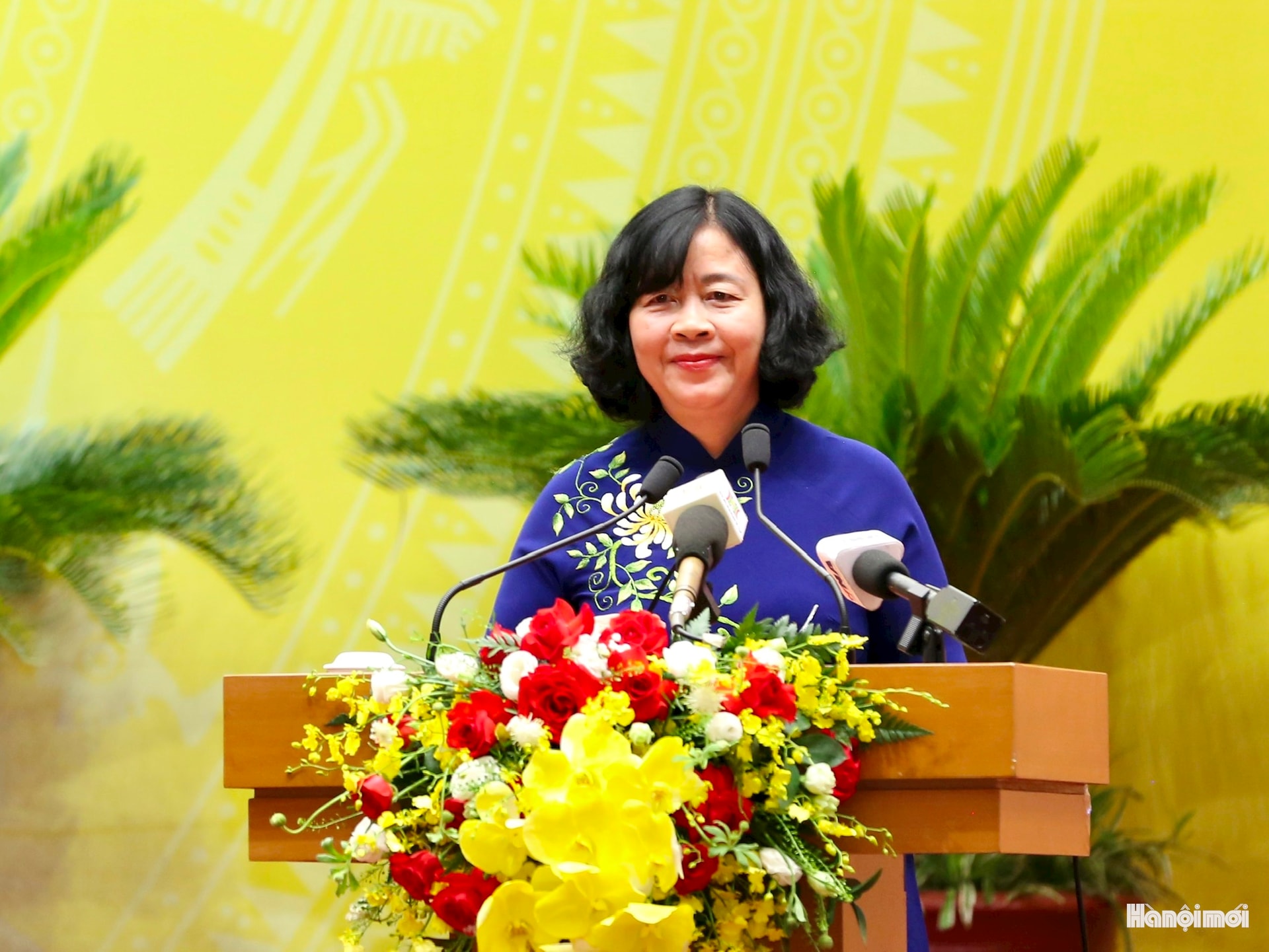 Khai mạc Kỳ họp thứ hai mươi lăm, HĐND thành phố Hà Nội khóa XVI- Ảnh 5.
