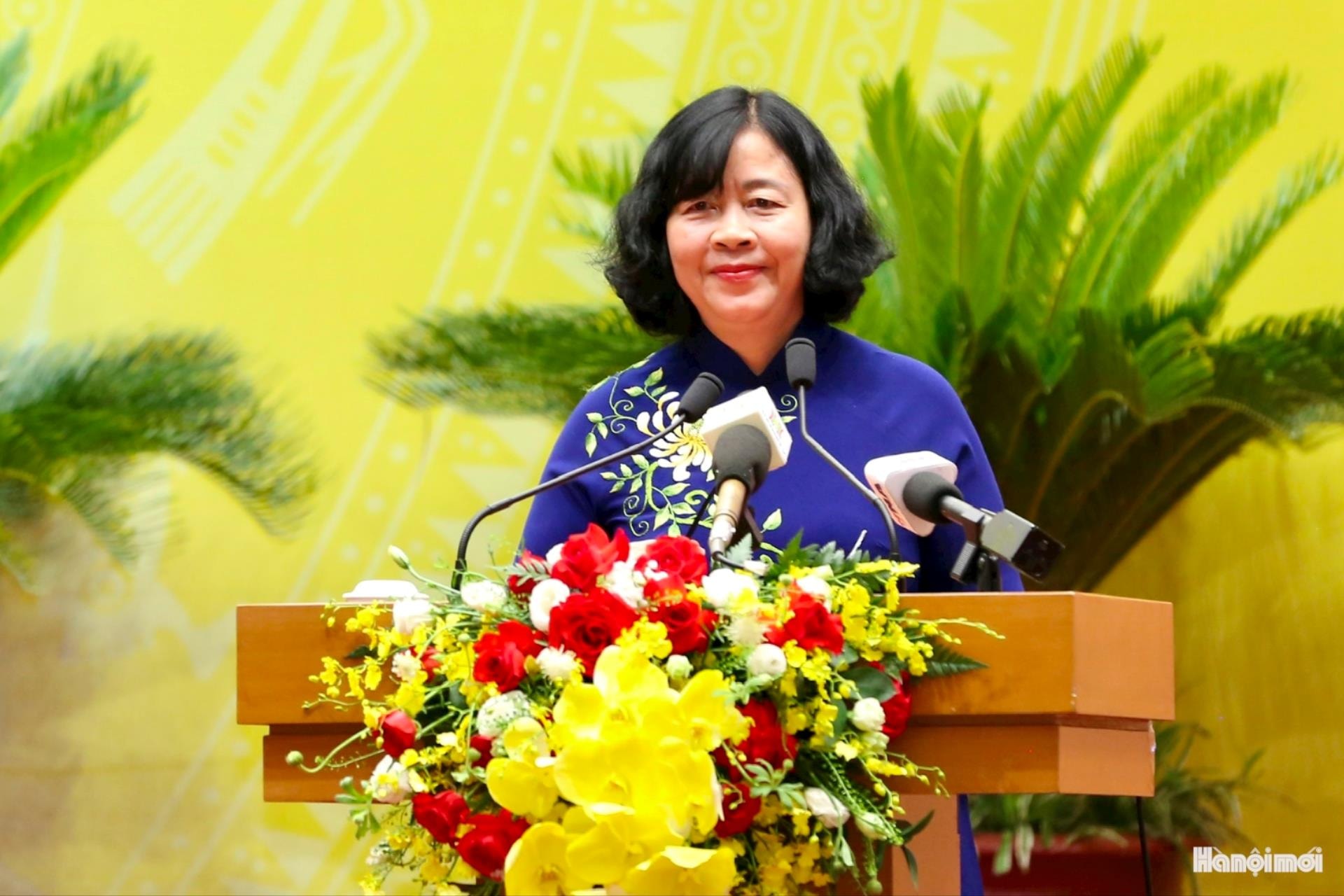 Khai mạc Kỳ họp thứ hai mươi lăm, HĐND thành phố Hà Nội khóa XVI- Ảnh 11.