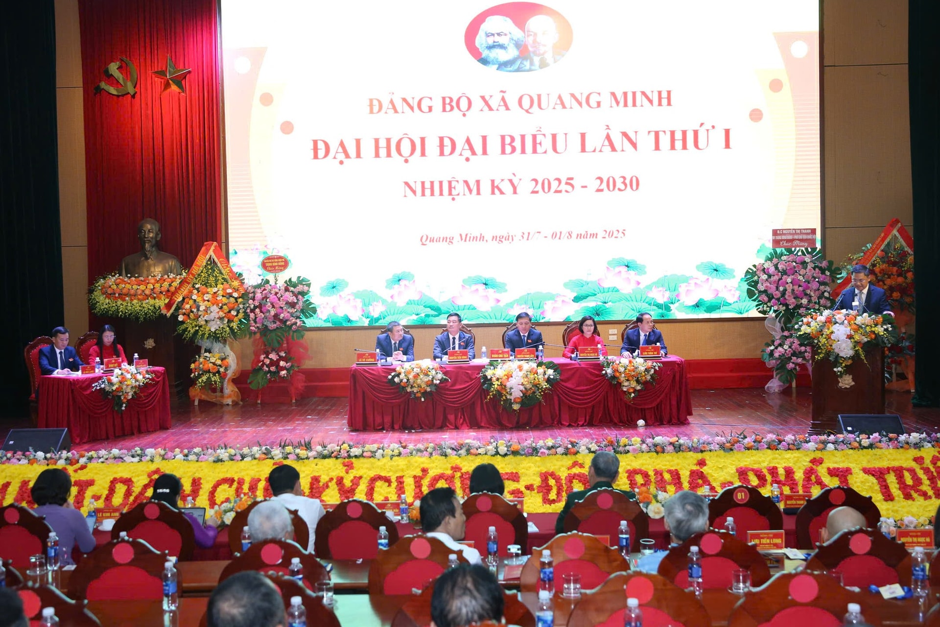 Đại hội đại biểu Đảng bộ xã Quang Minh lần thứ I, nhiệm kỳ 2025-2030 thành công tốt đẹp - Ảnh 6.