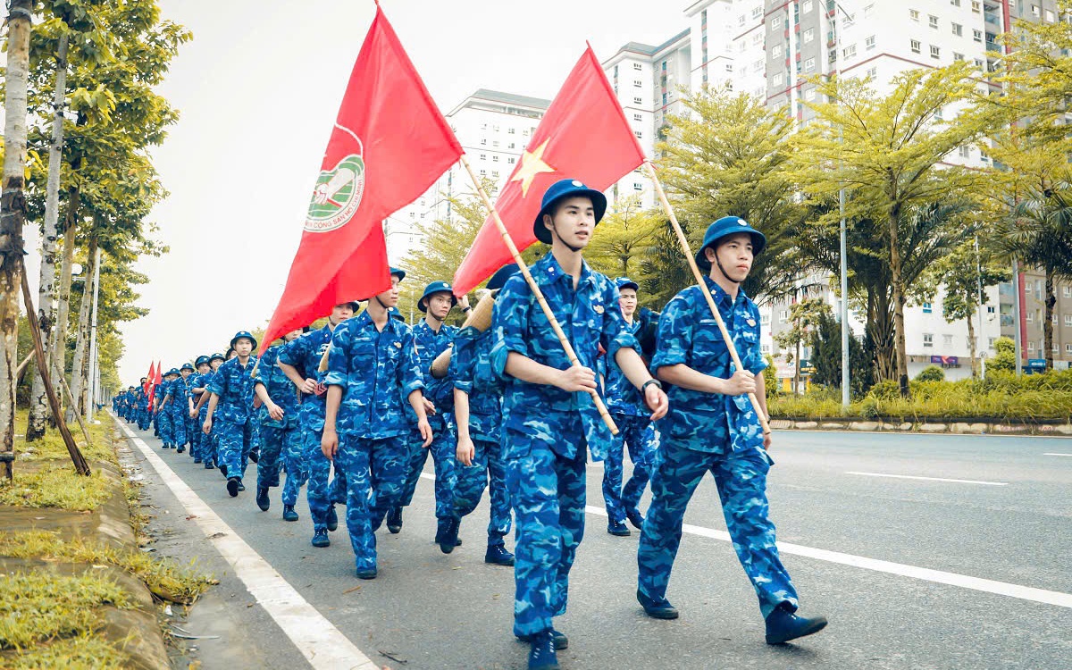 Cán bộ, học viên Trung tâm Đào tạo và bồi dưỡng nghiệp vụ Cảnh sát biển