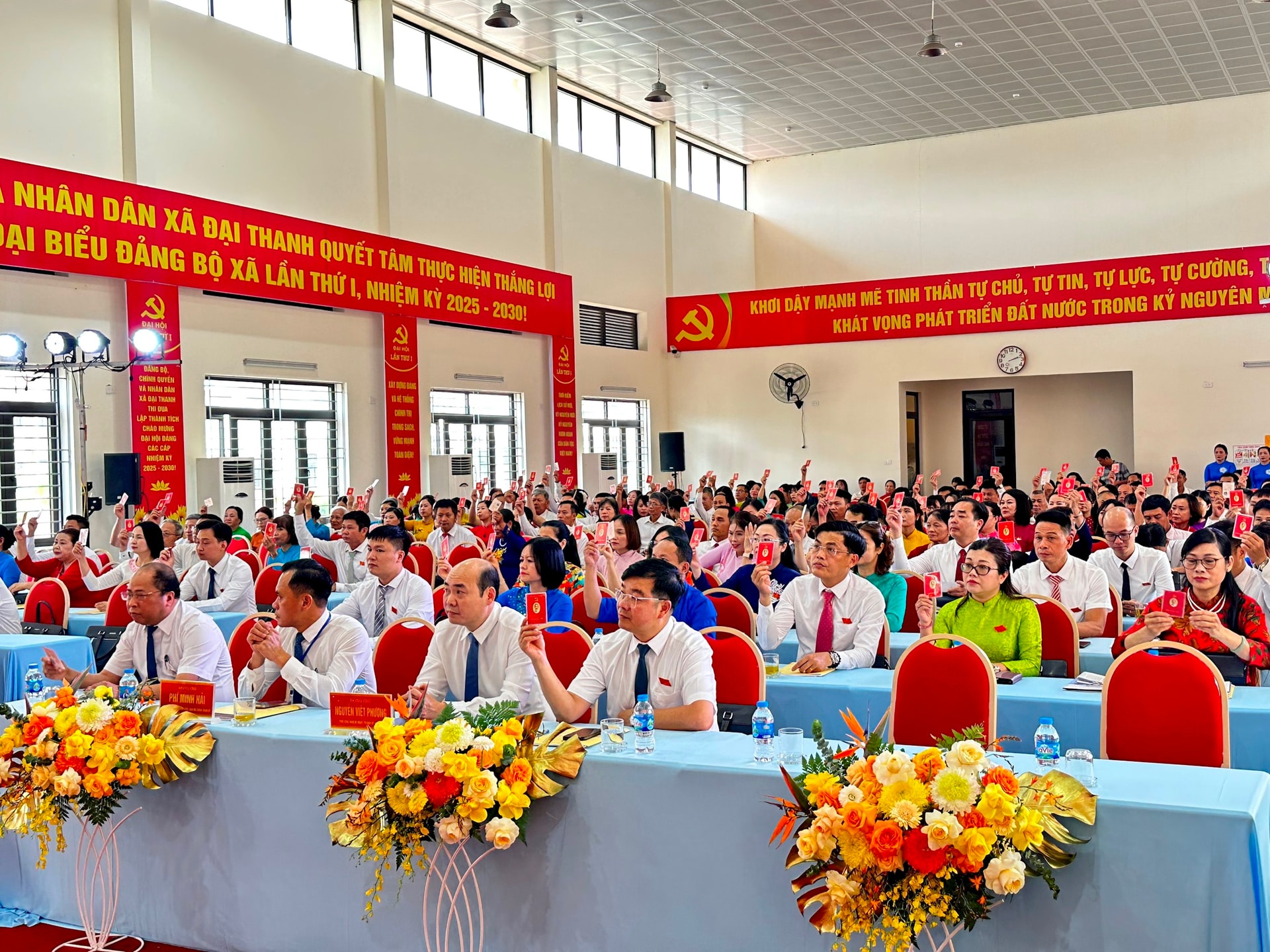 156 đại biểu dự phiên trù bị Đại hội đại biểu Đảng bộ xã Đại Thanh- Ảnh 8.