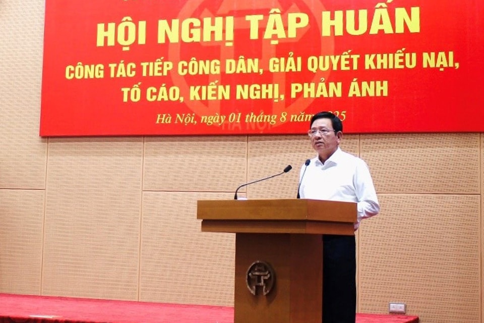 Hơn 1.800 cán bộ, công chức Hà Nội tập huấn công tác tiếp công dân- Ảnh 3.