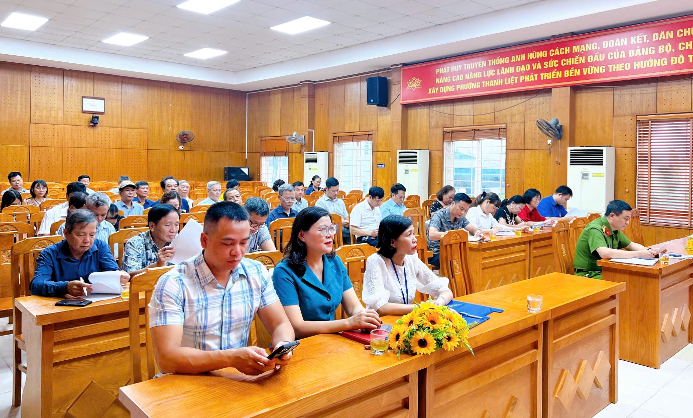 Phường Thanh Liệt: Triển khai Kế hoạch tổ chức Lễ ra quân tổng vệ sinh môi trường trên địa bàn- Ảnh 1.