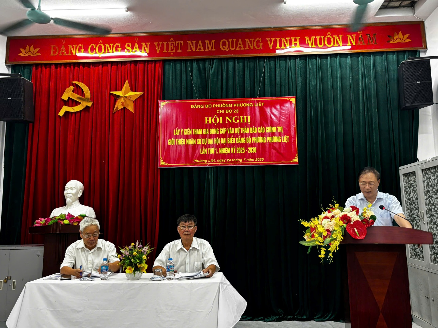 Các Chi, Đảng bộ trực thuộc Đảng ủy tổ chức thành công Hội nghị cấp ủy, đảng viên: phát huy dân chủ, trách nhiệm trong góp ý văn kiện và giới thiệu đại biểu dự Đại hội đại biểu phường Phương Liệt lần thứ I, nhiệm kỳ 2025-2030- Ảnh 2.
